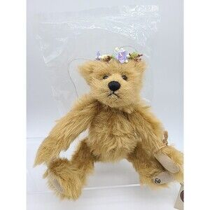 Ganz Teddy Bear  Christine w/ Wings Vintage 1998 Cottage Collectibles Sue Coe